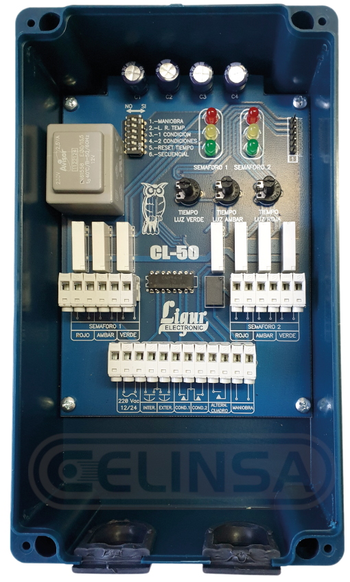 Semáforos cuadro de control CL-50 celinsa